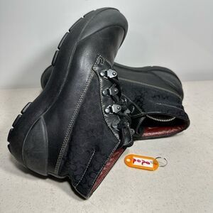 Coach - P488 Dyanne Signature - Ankle Boots - Black - Women's - 6M - F289/G03